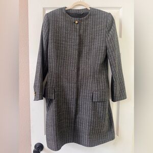 Gianni Versace Vintage 100% wool long blazer jacket size 42